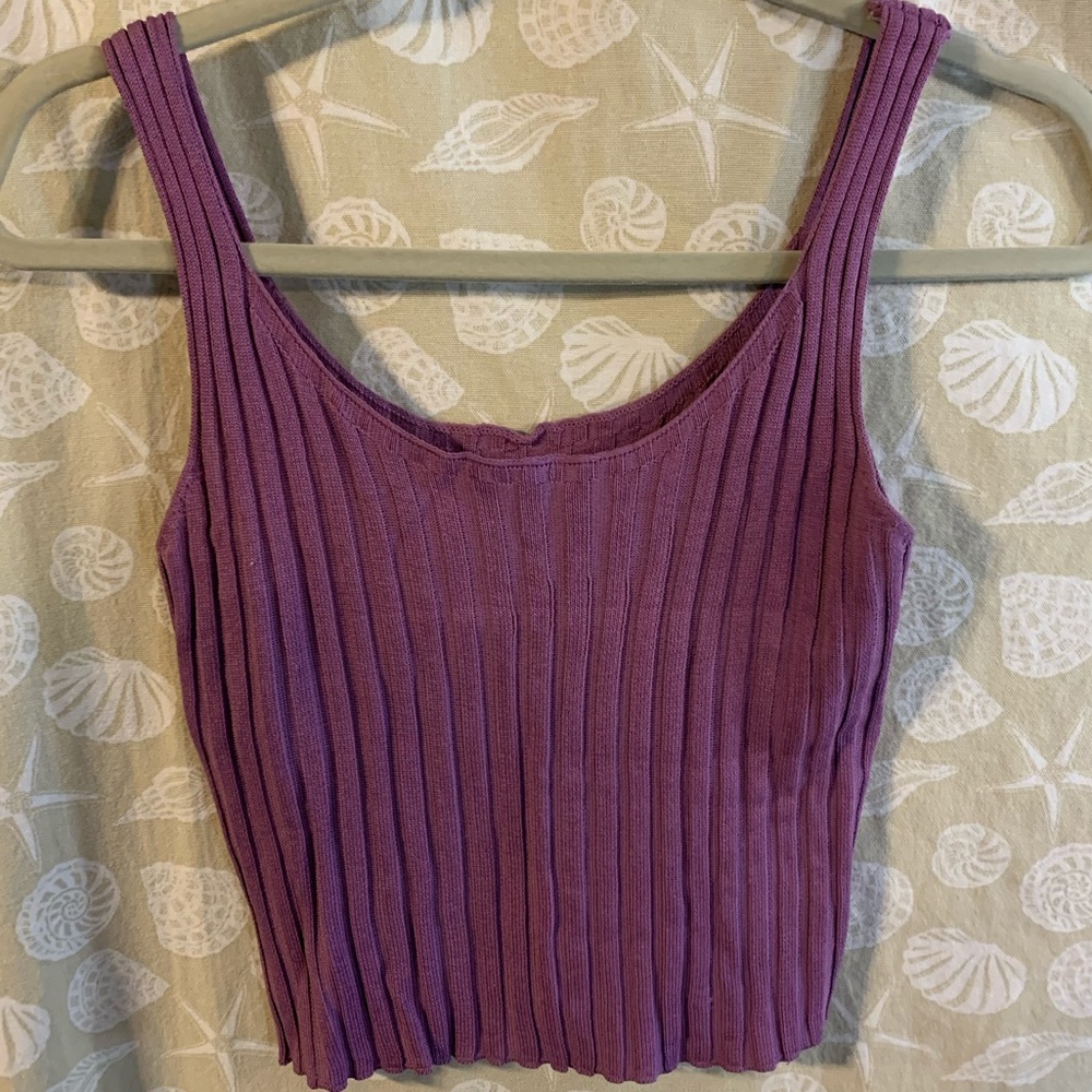 🛍SHEIN violet sweater crop top